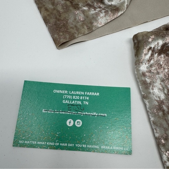 Mommy and Child Matching Grey Velvet and Rose Gold - Picture 4 of 9